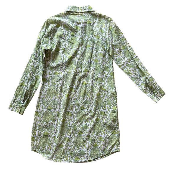 Roberta Roller Rabbit Pineapple Lightweight Button Women’s XS Shirt Dress Summer - Picture 3 of 7